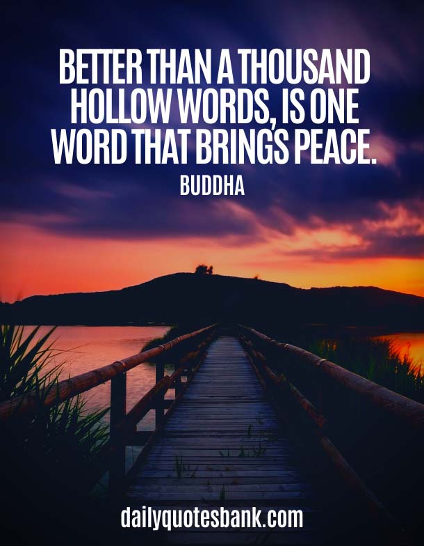 Buddha Quotes On Changing Yourself About Peace