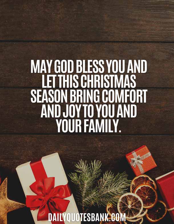 Religious Christmas Card Messages For Family and Friends