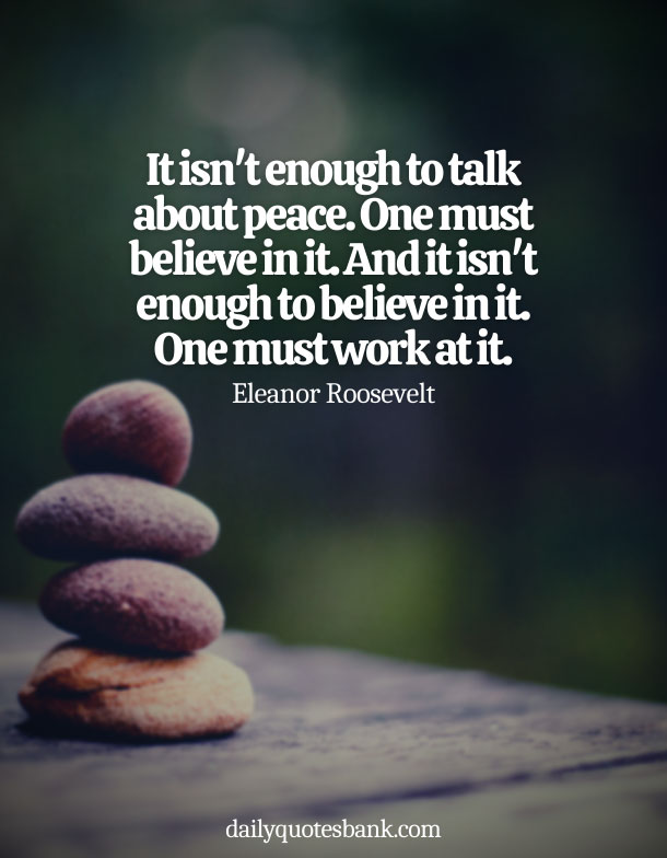 Famous Quotes About Being At Peace With Yourself
