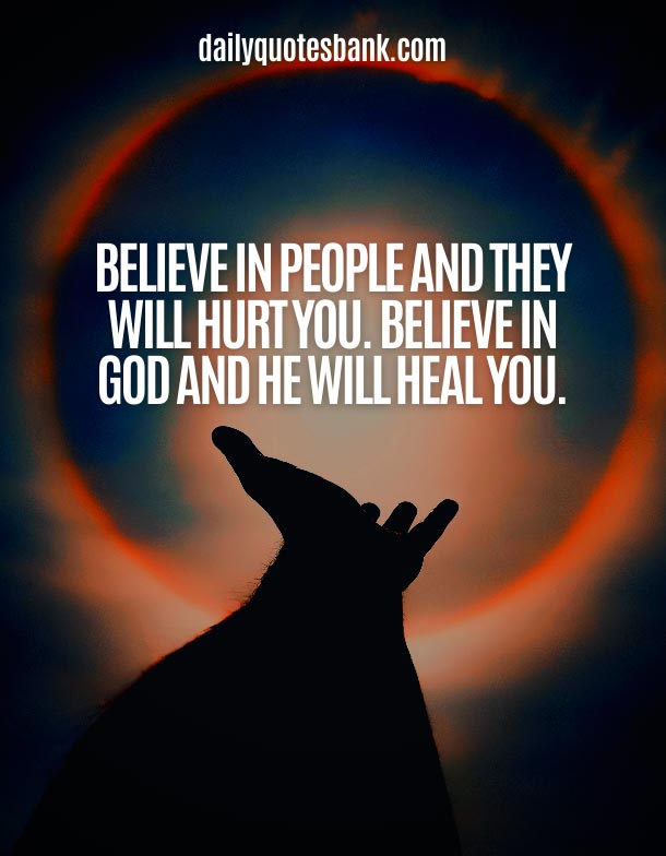 Deep Quotes About God Healing Power
