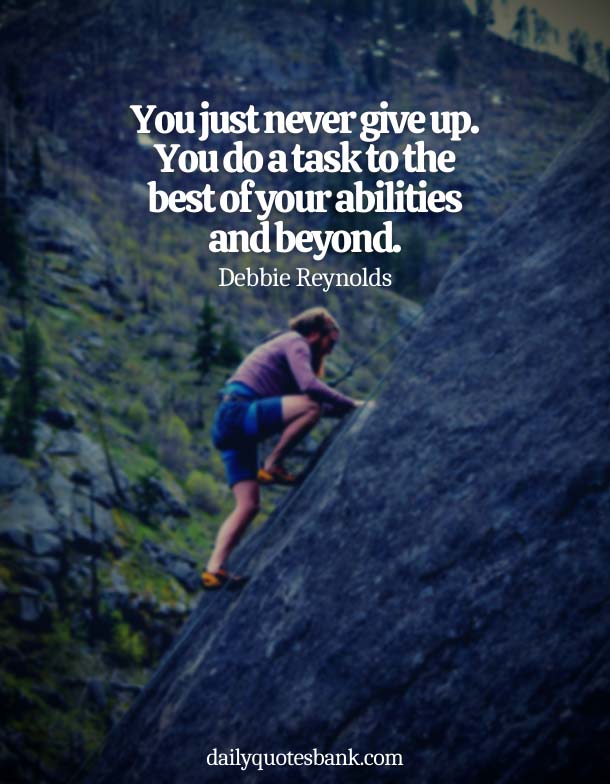 Best Quotes About Not Giving Up